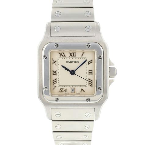 cartier damenuhr santos 987901